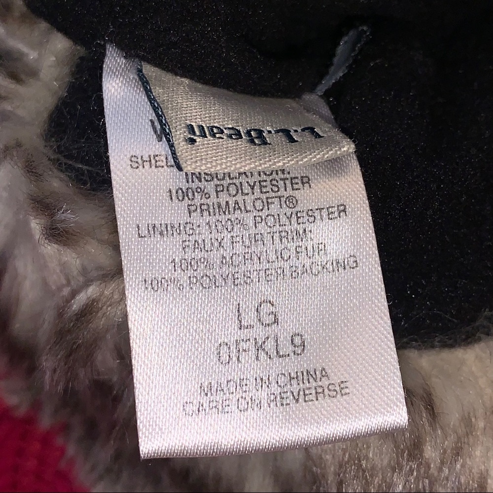 Rare Pink LL Bean Goose Down Puffer Coat & Mittens - Picture 16 of 16